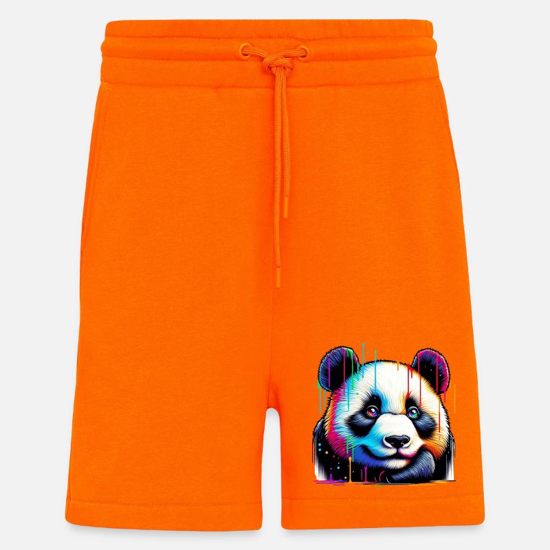 Panda - Shorts - made by SPREAD - SUNSET ORANGE