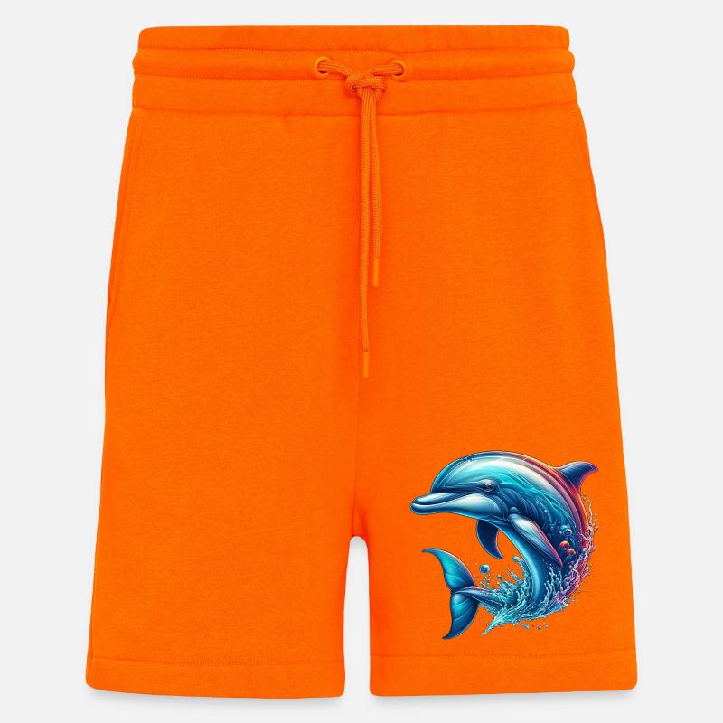 Delfin - Shorts - made by SPREAD - SUNSET ORANGE
