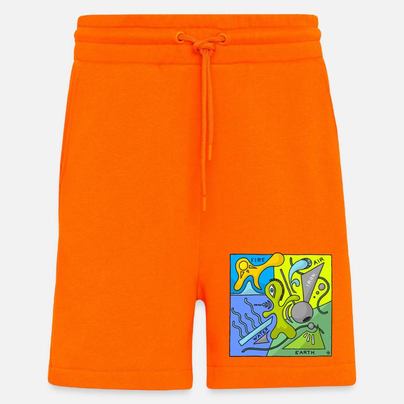 Ofenelemente - Shorts - made by SPREAD - SUNSET ORANGE