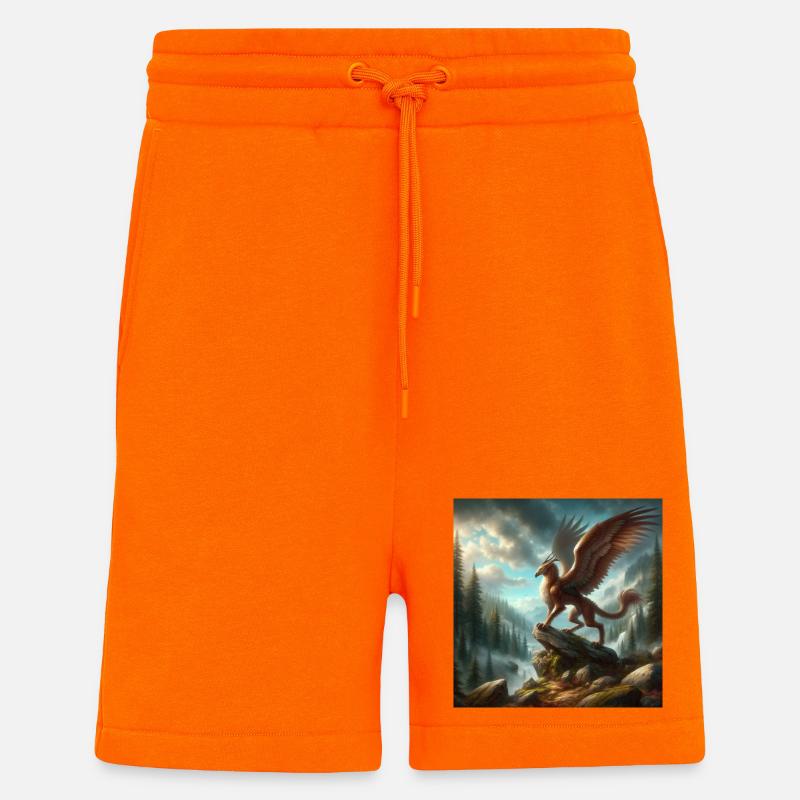 Peryton - Shorts - made by SPREAD - SUNSET ORANGE