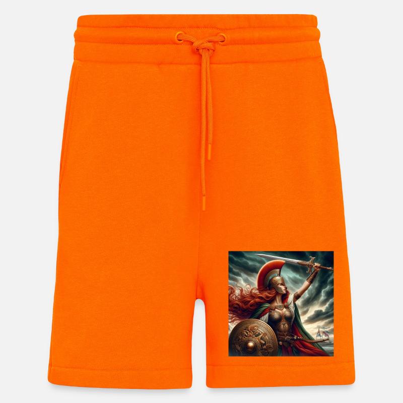 Die Macht eines keltischen Kriegers - Shorts - made by SPREAD - SUNSET ORANGE