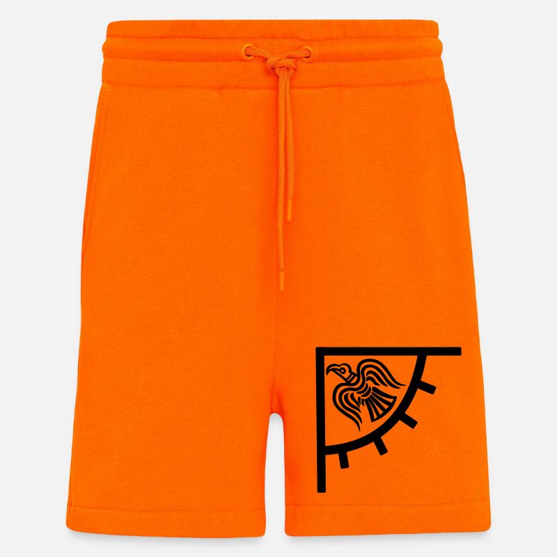 Wikingerflagge Ecke Rabe - Shorts - made by SPREAD - SUNSET ORANGE