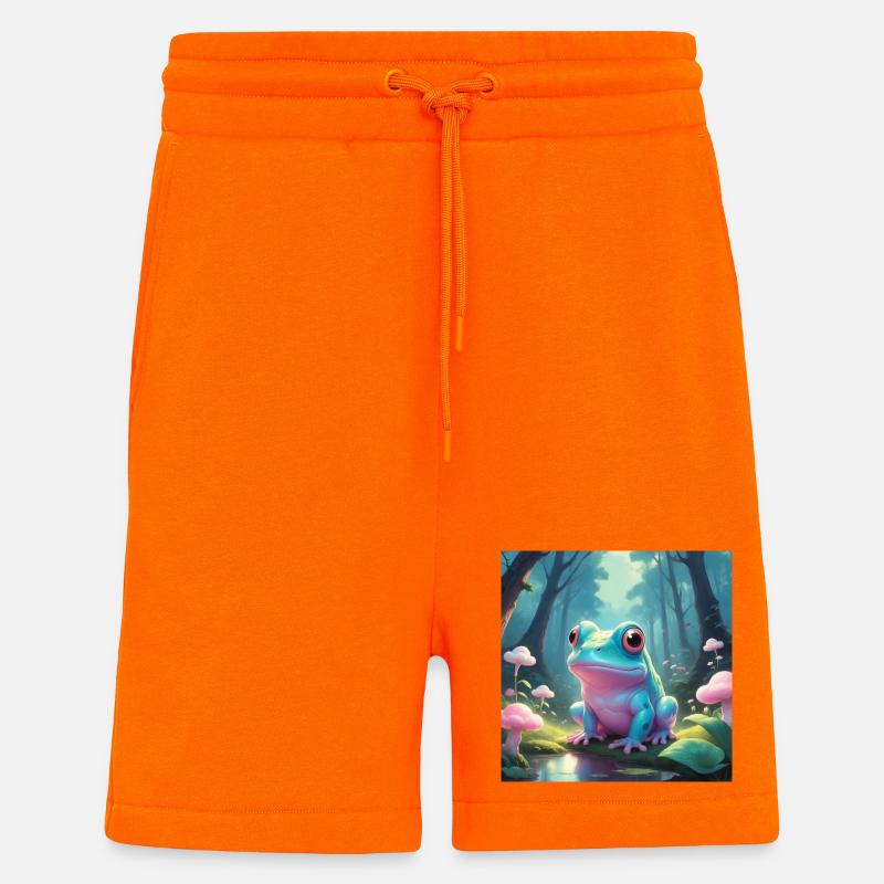 Frosch im Märchenwald - Shorts - made by SPREAD - SUNSET ORANGE
