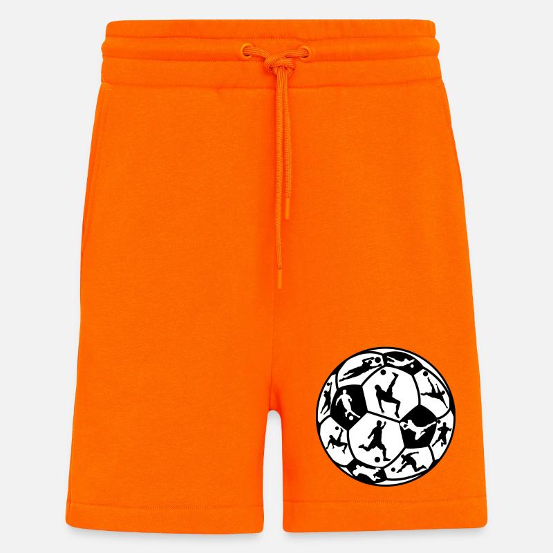 Fußball - Shorts - made by SPREAD - SUNSET ORANGE