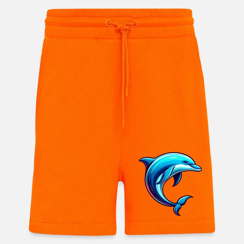 Dolphin - Shorts - made by SPREAD - SUNSET ORANGE