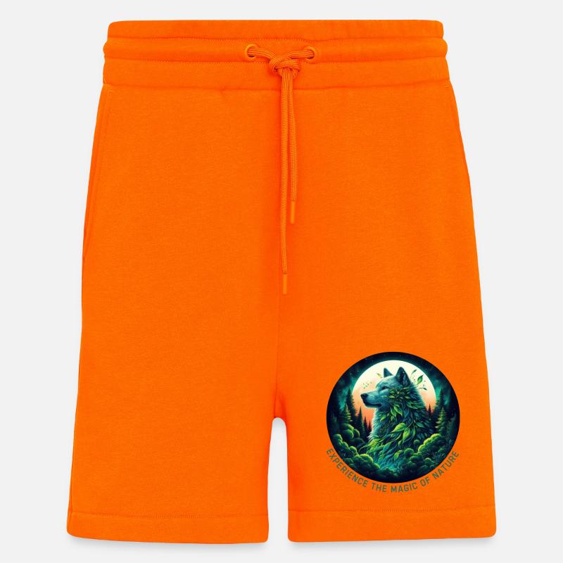 Wolf im Wald - Shorts - made by SPREAD - SUNSET ORANGE