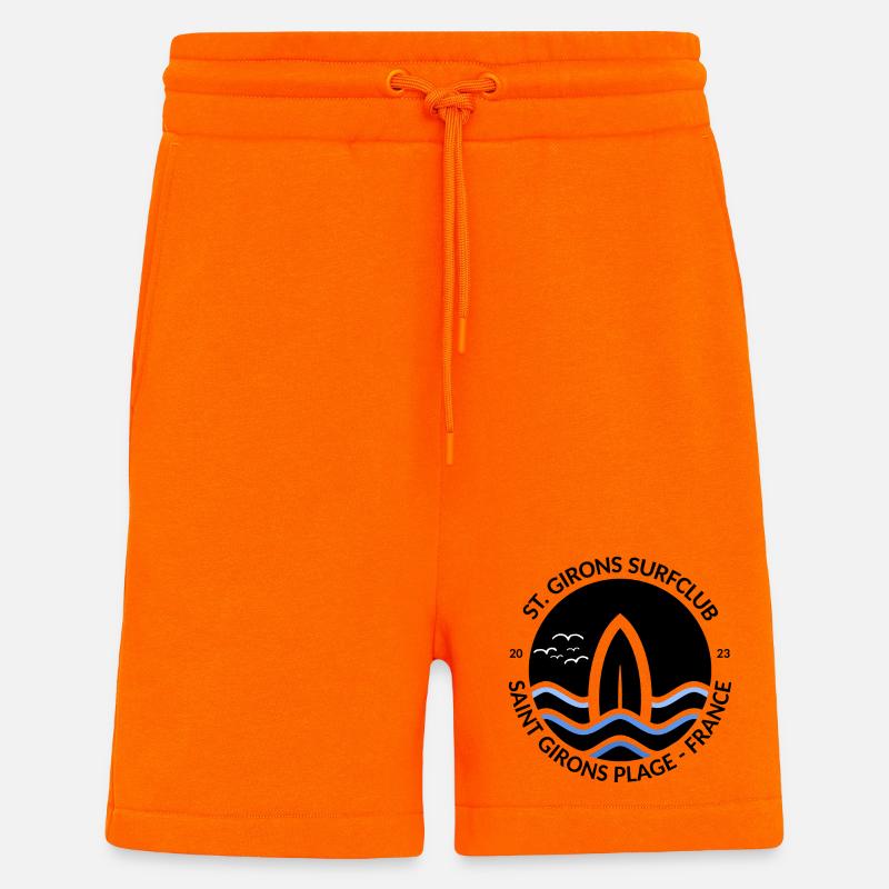 Surfclub St.Girons Plage Surfwave - Shorts - made by SPREAD - SUNSET ORANGE