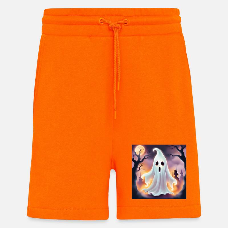 Geist, Halloween, Schrecken - Shorts - made by SPREAD - SUNSET ORANGE