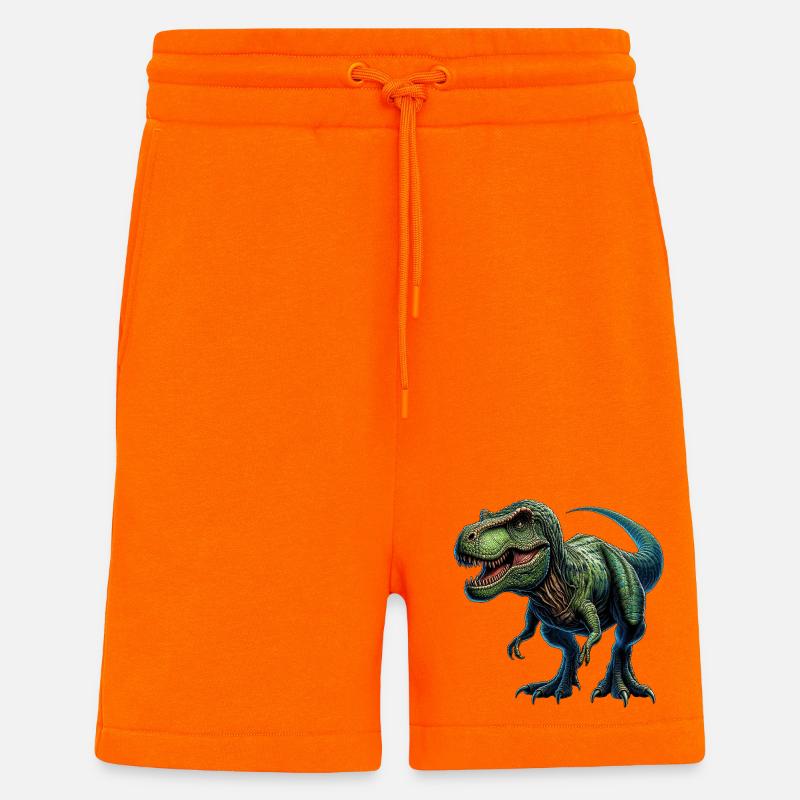 Dinosaur - Shorts - made by SPREAD - SUNSET ORANGE