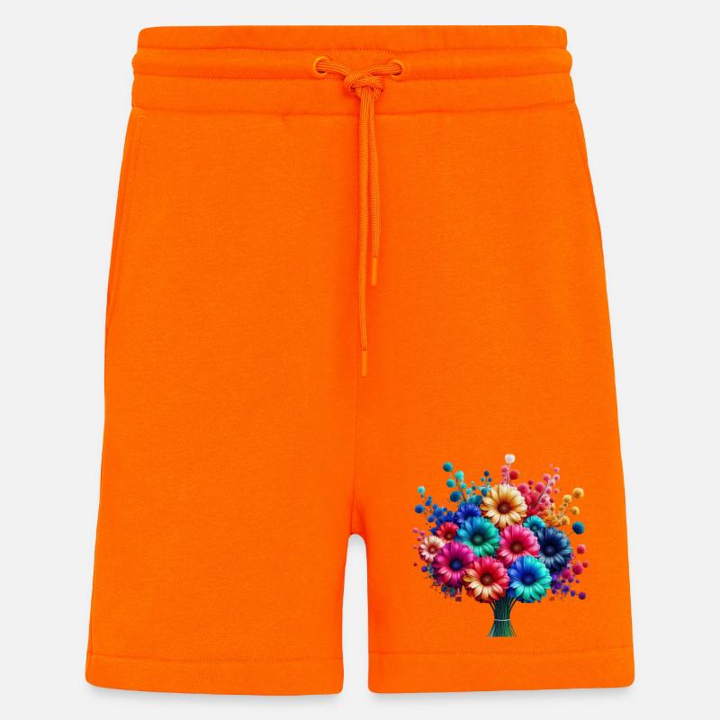 Blumen - Shorts - made by SPREAD - SUNSET ORANGE
