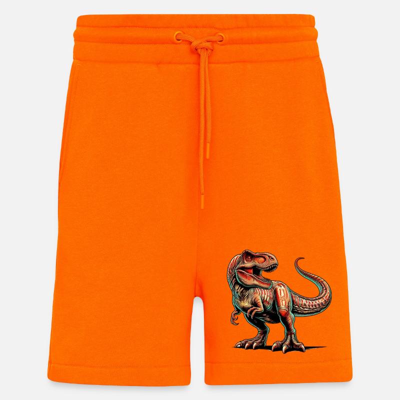 Dinosaurier - Shorts - made by SPREAD - SUNSET ORANGE