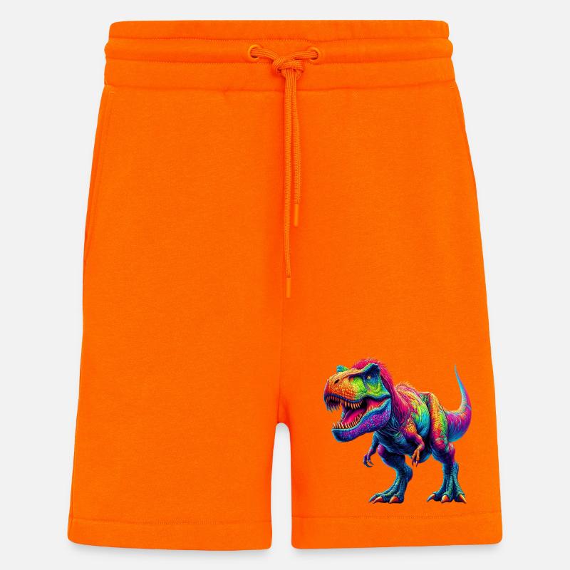 Dinosaurier - Shorts - made by SPREAD - SUNSET ORANGE