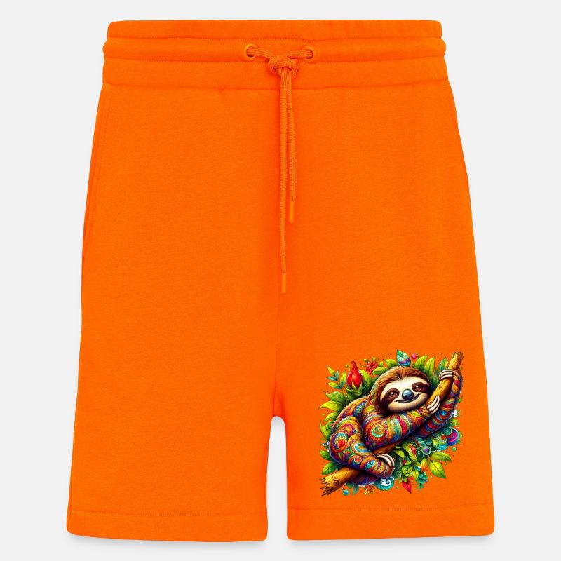Faultier - Shorts - made by SPREAD - SUNSET ORANGE
