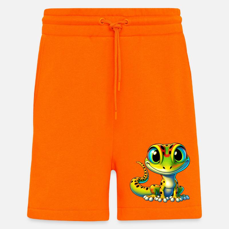 Gecko - Short bio décontracté fabriqué en UE - SUNSET ORANGE
