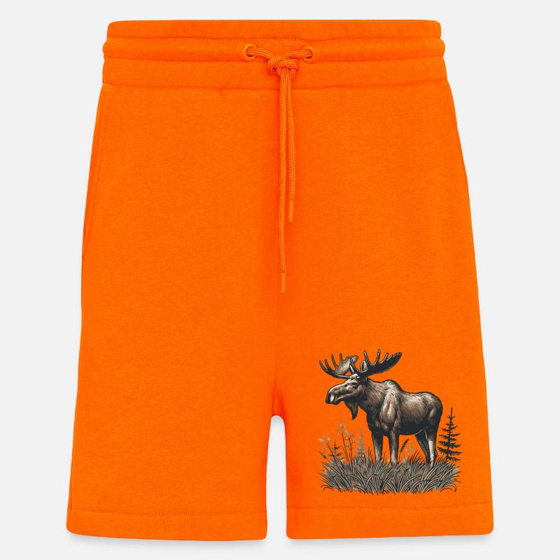 Élan - Short bio décontracté fabriqué en UE - SUNSET ORANGE