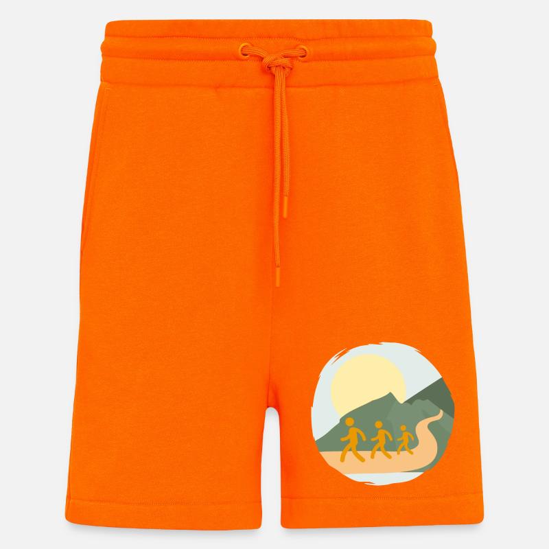 Keep on Walking - Shorts - made by SPREAD - SUNSET ORANGE