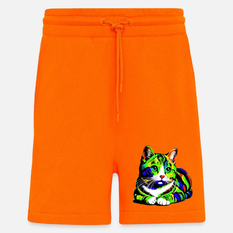 Katze - Shorts - made by SPREAD - SUNSET ORANGE