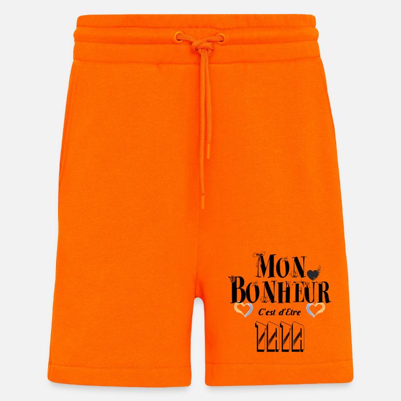 Mon Bonheur C'est d'Etre Tata - Short bio décontracté fabriqué en UE - SUNSET ORANGE