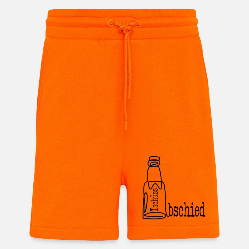 ABSCHIEDSPARTY ABSCHIED BIER - Shorts - made by SPREAD - SUNSET ORANGE