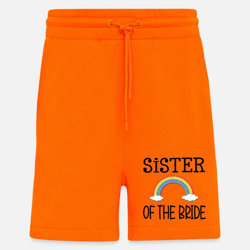 REGENBOGENSCHWESTER DER BRAUT - Shorts - made by SPREAD - SUNSET ORANGE
