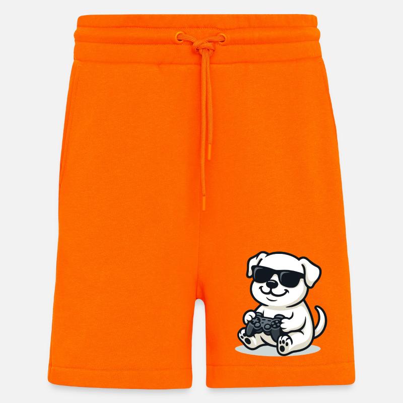 Controller Pup - Shorts - made by SPREAD - SUNSET ORANGE