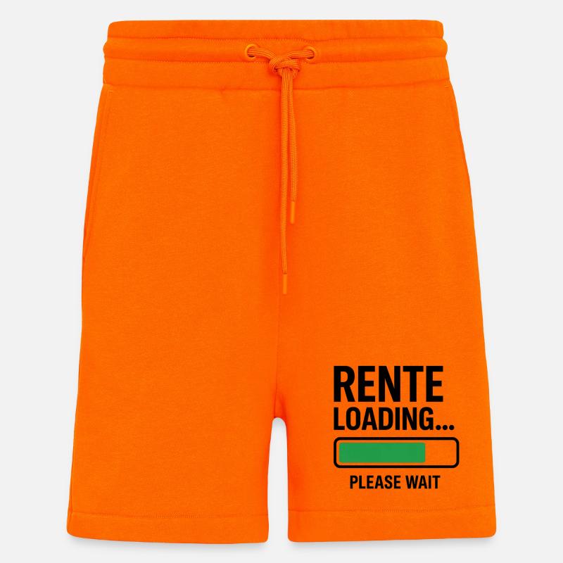 Rente Loading please wait - Shorts - made by SPREAD - SUNSET ORANGE