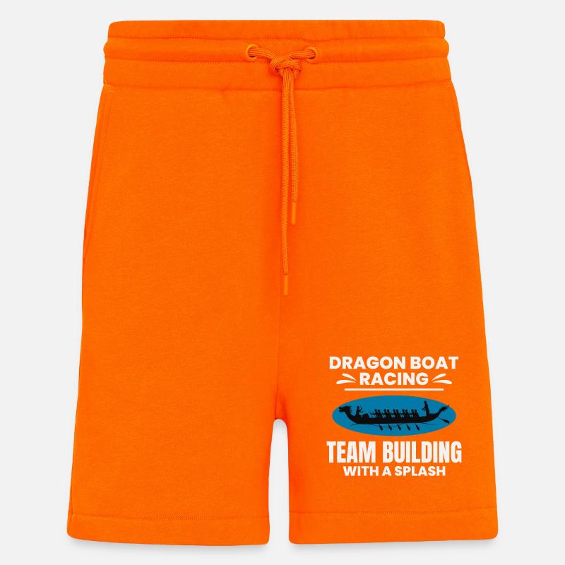 Synchronisiertes Paddelteam Drachenboot - Shorts - made by SPREAD - SUNSET ORANGE