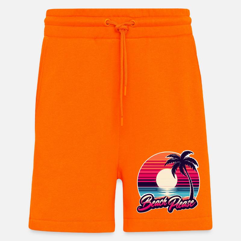 Strand Sunset Beach Bitte - Shorts - made by SPREAD - SUNSET ORANGE