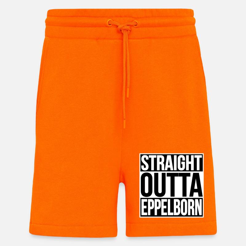 Straight Outta Eppelborn - Shorts - made by SPREAD - SUNSET ORANGE