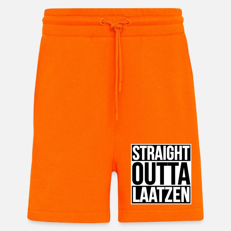 Straight Outta Laatzen - Shorts - made by SPREAD - SUNSET ORANGE