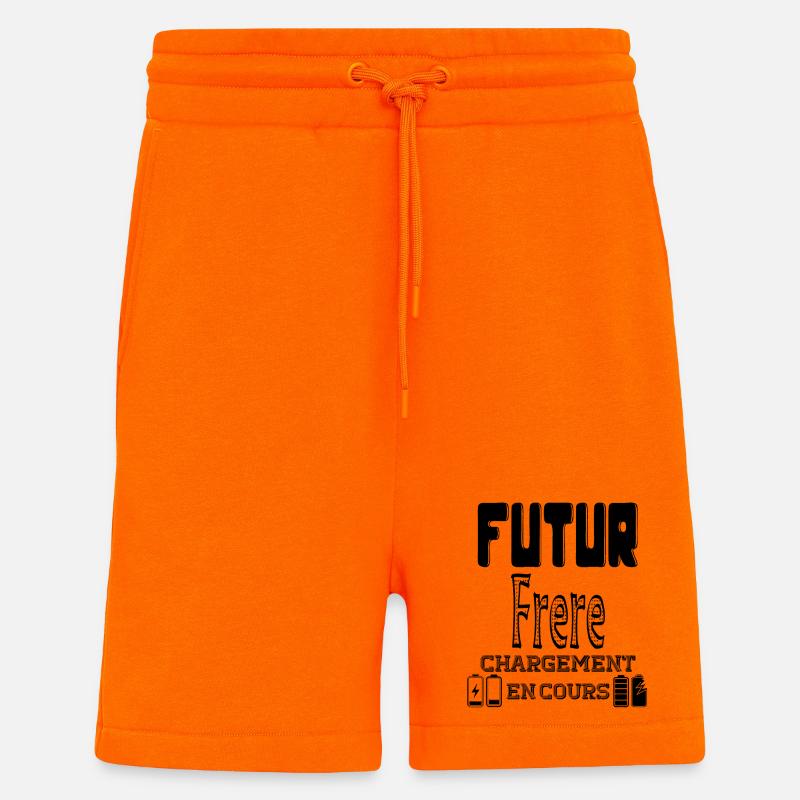 Future Brother Loading In Progress - Shorts - made by SPREAD - SUNSET ORANGE