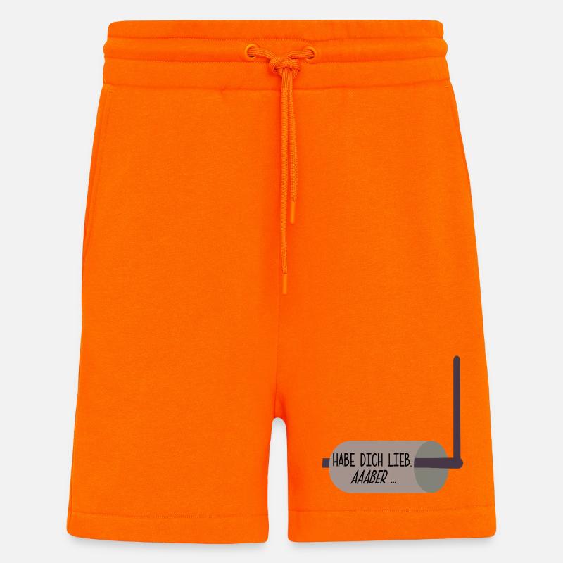 DOCUMENT SUR LES RELATIONS - Short bio décontracté fabriqué en UE - SUNSET ORANGE