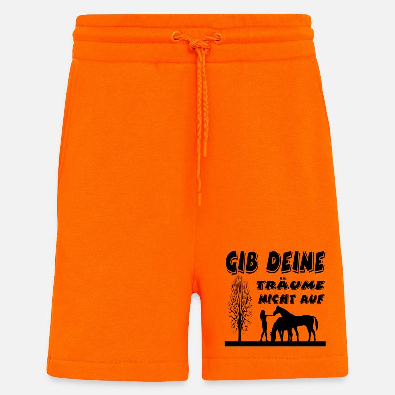 Pferde - Shorts - made by SPREAD - SUNSET ORANGE