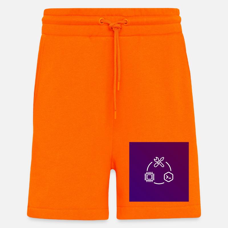 TechKreis Chip Code Werkzeug - Shorts - made by SPREAD - SUNSET ORANGE