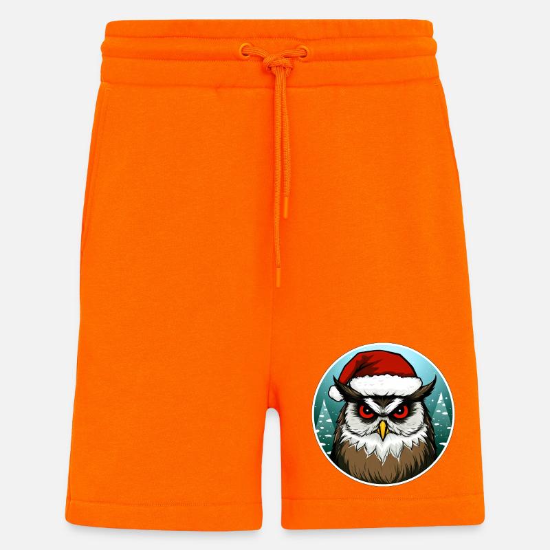 Weihnachten Eulen - Shorts - made by SPREAD - SUNSET ORANGE