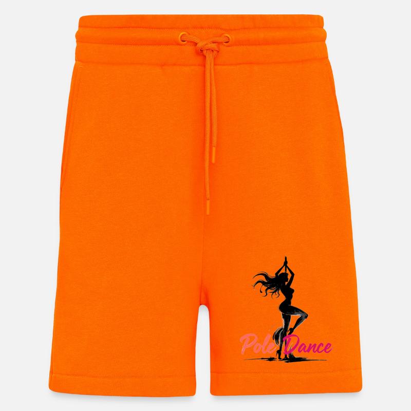 Pole Dance Poledancerin ästhetisch Geschenk - Shorts - made by SPREAD - SUNSET ORANGE