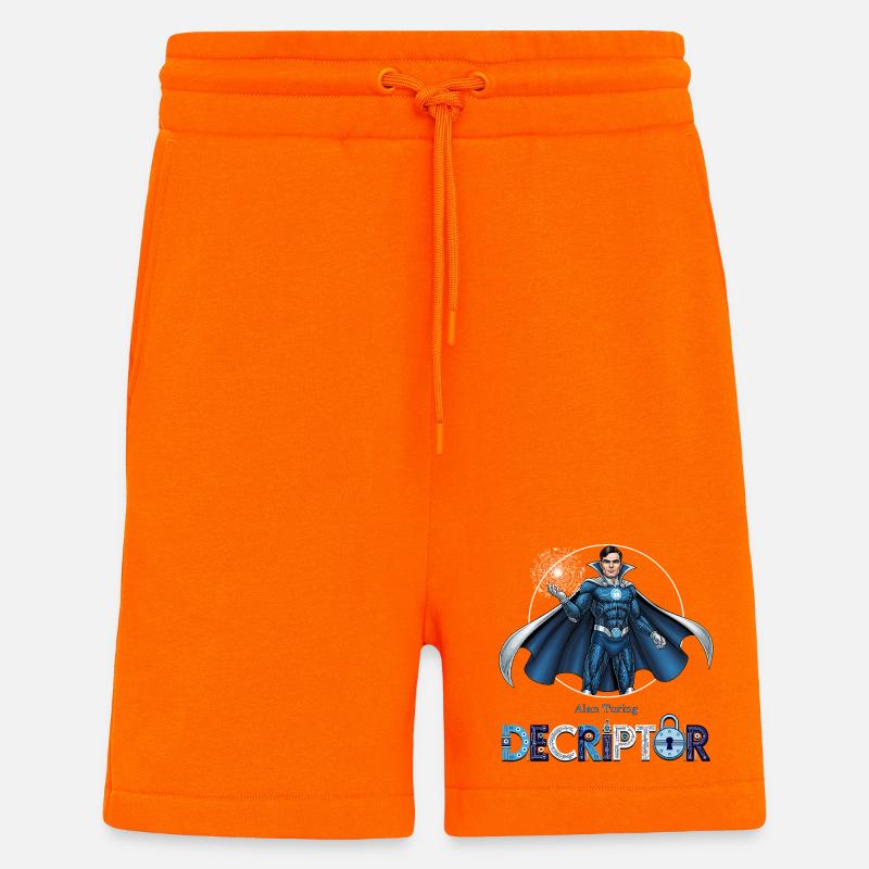 Hero Coder Decryptor - Shorts - made by SPREAD - SUNSET ORANGE