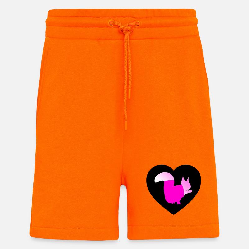 Eichhörnchen - Shorts - made by SPREAD - SUNSET ORANGE