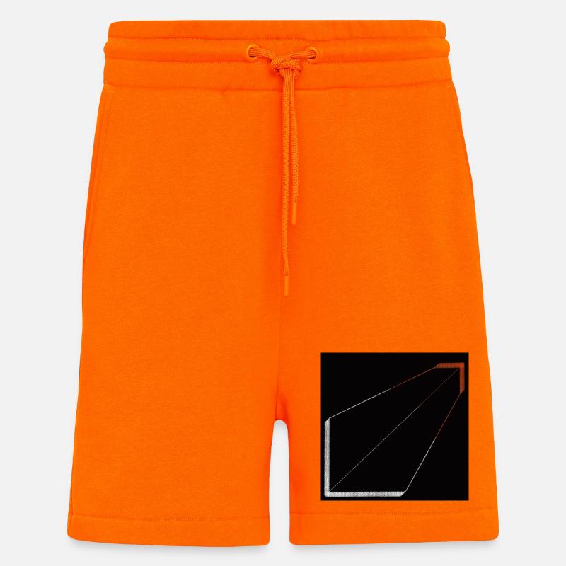 Silent Structure - Shorts - made by SPREAD - SUNSET ORANGE