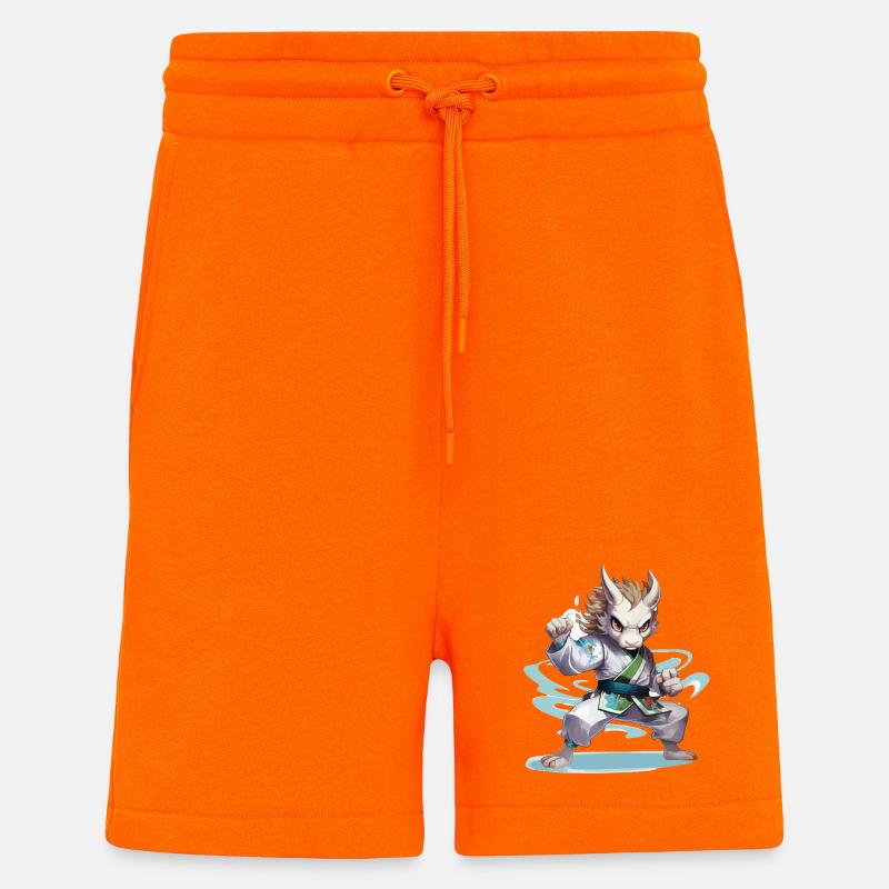 Kampfhamster im Gi - Shorts - made by SPREAD - SUNSET ORANGE