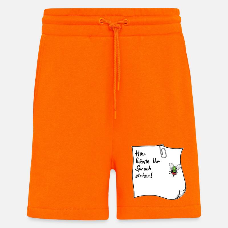 Notes – C’est peut-être votre expression - Short bio décontracté fabriqué en UE - SUNSET ORANGE