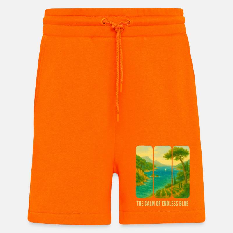 Die Ruhe des blauen Horizonts - Shorts - made by SPREAD - SUNSET ORANGE