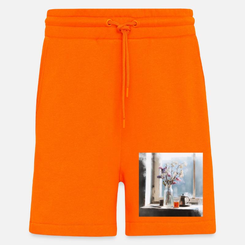 Friedliche Ruhe - Shorts - made by SPREAD - SUNSET ORANGE