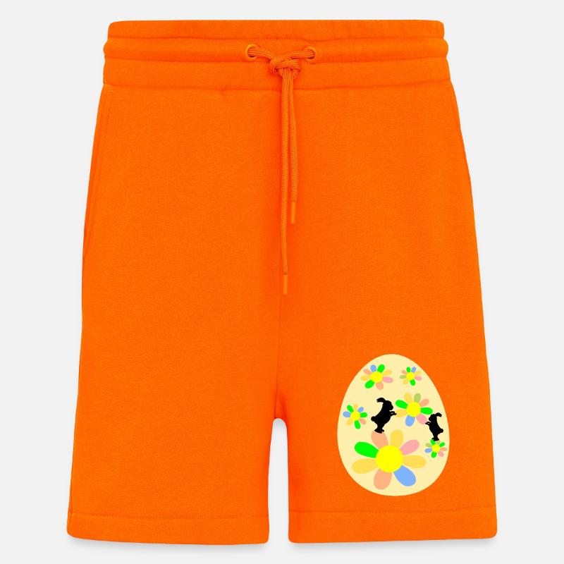 Easter Eggs Easter Bunny - Shorts - made by SPREAD - SUNSET ORANGE