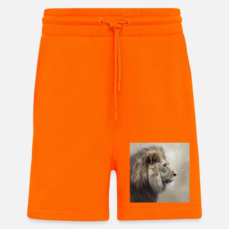 02-009 - Short bio décontracté fabriqué en UE - SUNSET ORANGE