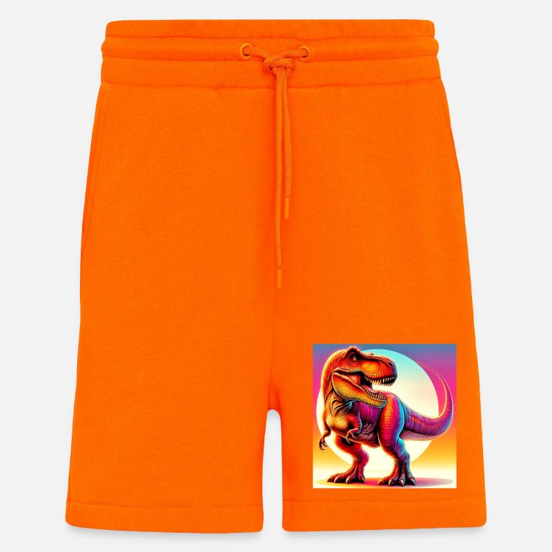 Dinosaurier - Shorts - made by SPREAD - SUNSET ORANGE