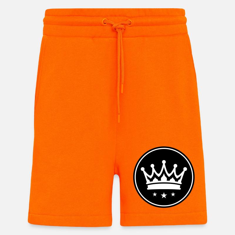 Krone Symbol - Shorts - made by SPREAD - SUNSET ORANGE
