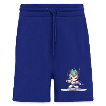 Chibi Krieger mit Katana - Shorts - made by SPREAD - Iconic Blue - Vorne