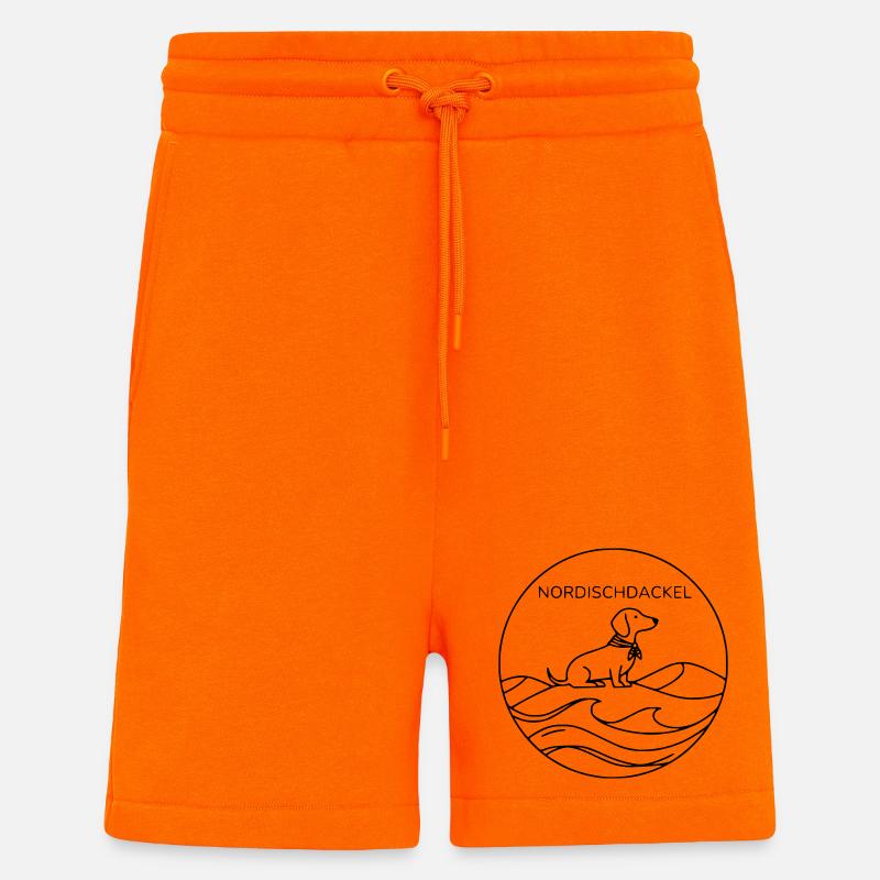 nordischdackel - Shorts - made by SPREAD - SUNSET ORANGE