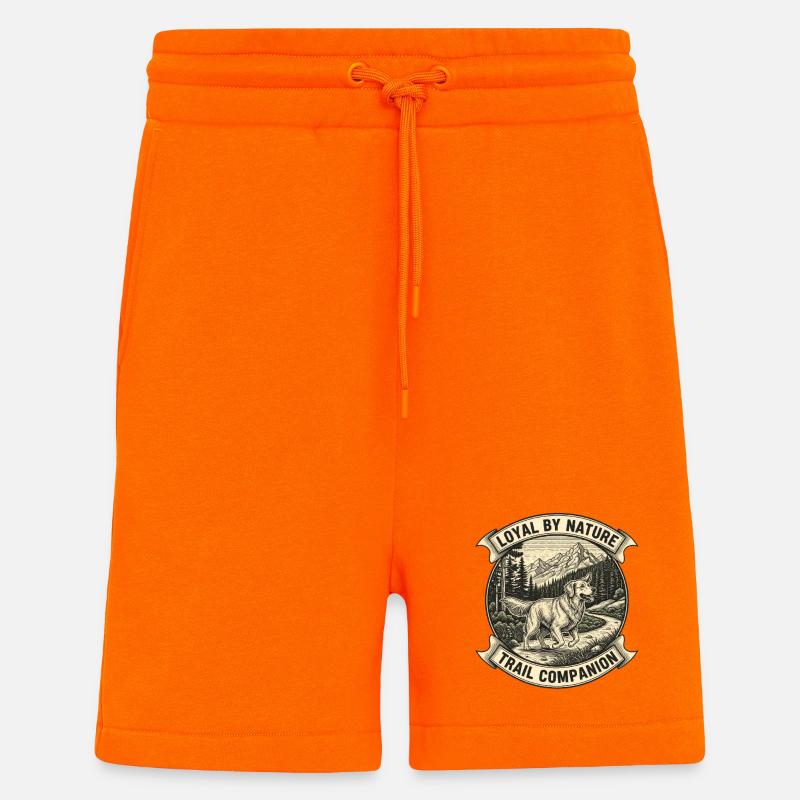 Retriever-Hund - Shorts - made by SPREAD - SUNSET ORANGE